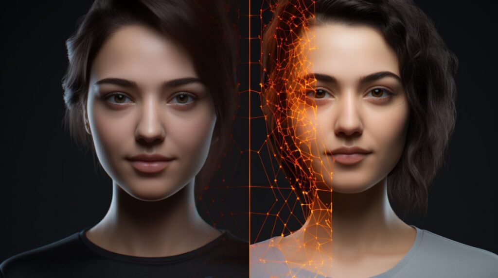 avatar realista con inteligencia artificial
