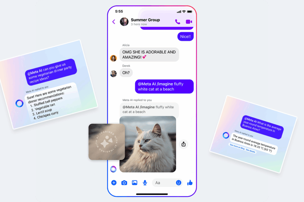 chats de meta con inteligencia artificial