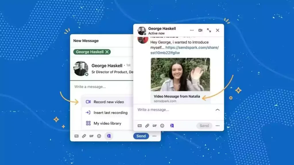 envio de mensajes de video en linkedin