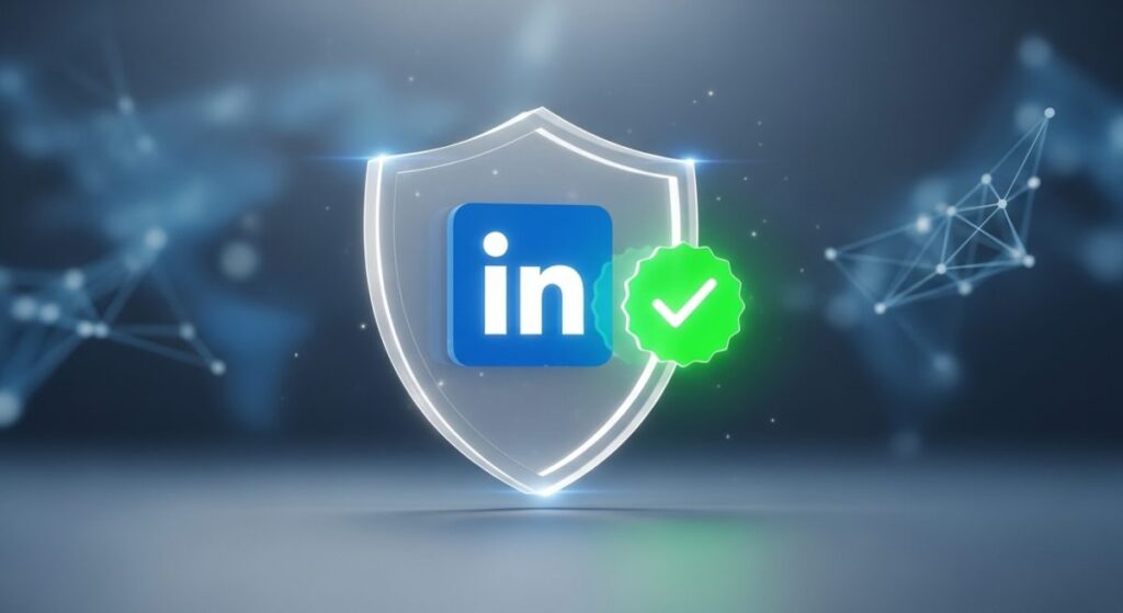 Escudo de verificación de LinkedIn para proteger contra el fraude