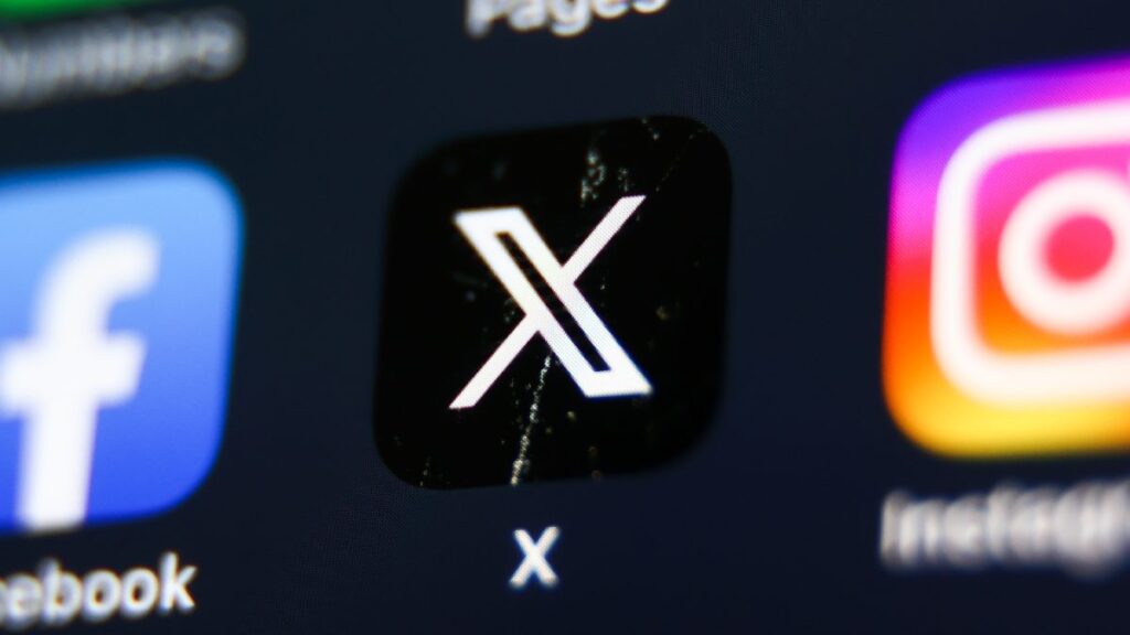 Logo de aplicación X