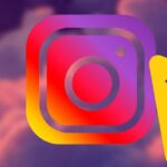 logo de instagram con señales de alerta