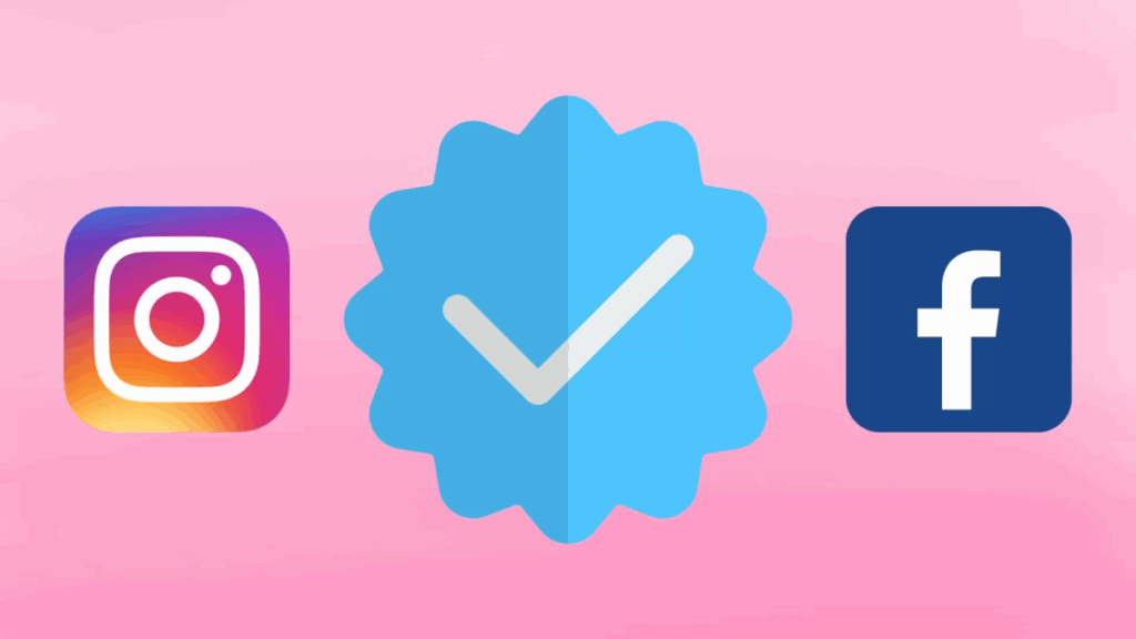 logos de instagram, facebook y su suscripcion paga