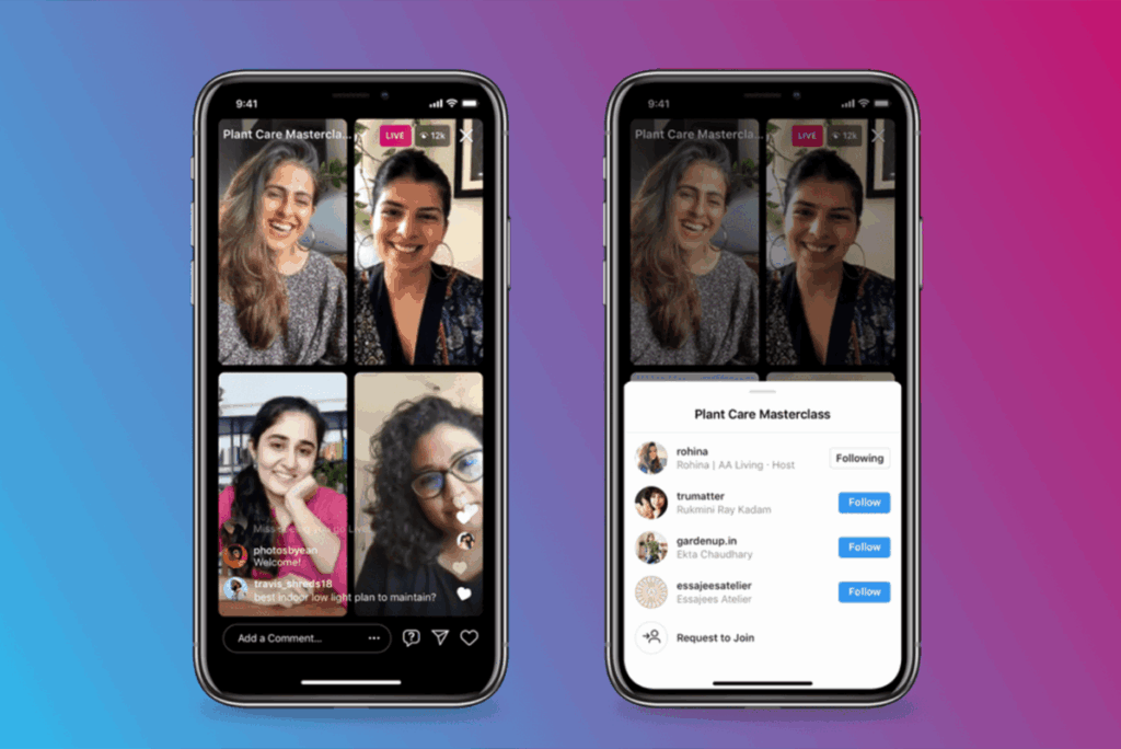 streams colaborativos en instagram