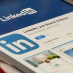 aplicacion de linkedin en smartphone